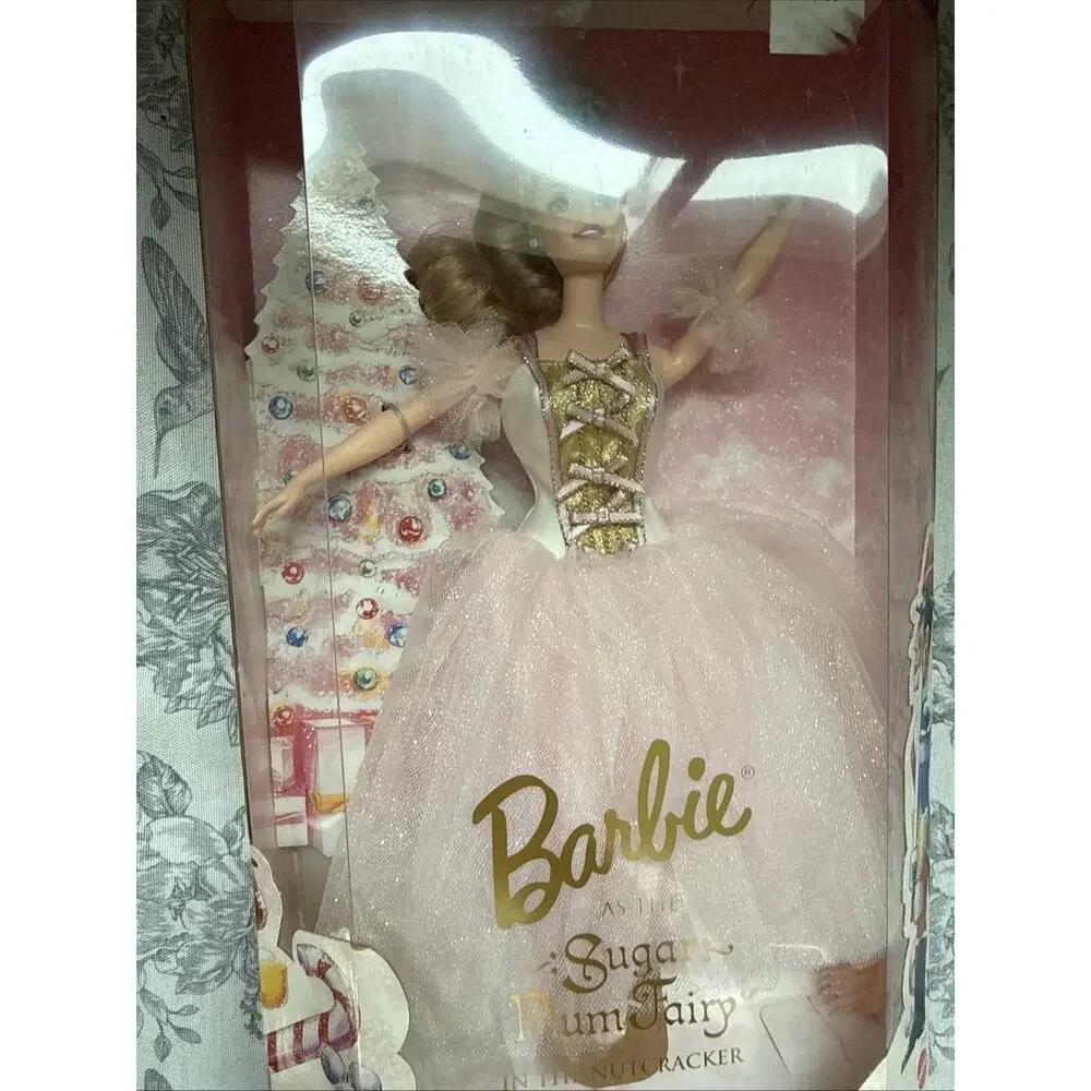 Vtg 90s Mattel Barbie Sugar Plum Fairy Nutcracker Fashion Doll 1996 Collector